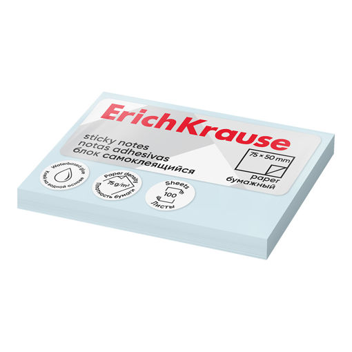 Picture of EK STICKY NOTES 50X75MM BLUE